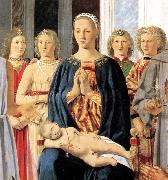 Piero della Francesca Madonna and Child with Saints Montefeltro Altarpiece china oil painting artist
